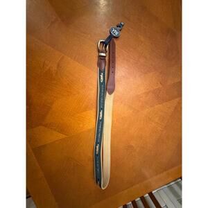 The Dunes Golf Club YRI Adjustable Belt with Leather Accents and Canvas Strap